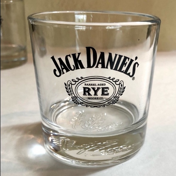 🌟3/$12 NEW Set of 2 Jack Daniel’s Rye Rock Glasses - Picture 3 of 5